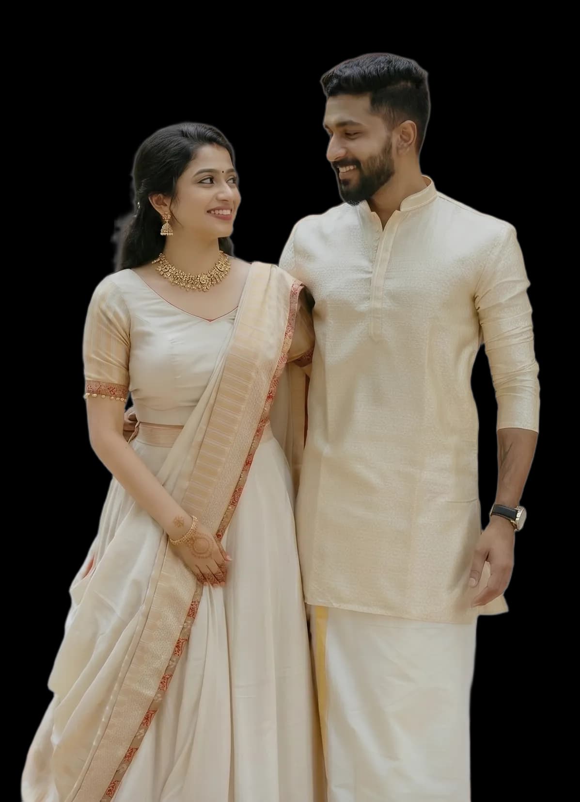 Couple backdrop